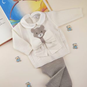 Completino lana Teddy panna