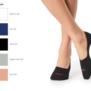 DMC-JB05 SALVAPIEDE DONNA COTONE CON SILICONE 3PACK JADEA