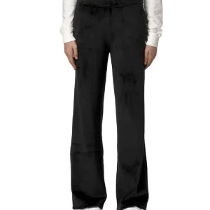 K-Way Pantaloni in Pile Jenny Velour Polar K7128CW Nero