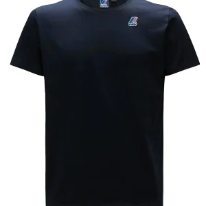 K-Way T-Shirt Le Vrai Edouard K007JE0 K89 Blu Scuro