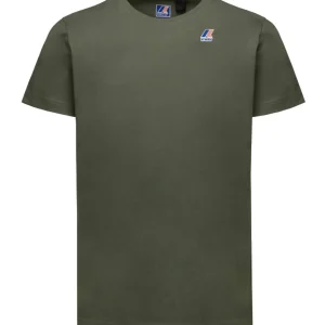 K-Way T-Shirt Le Vrai Edouard K007JE0 WMR Verde Militare