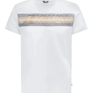 K-Way T-Shirt da uomo Acel K3121TW Bianco