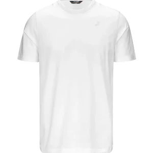 K-Way T-shirt Adame con Girocollo K71349W Bianco