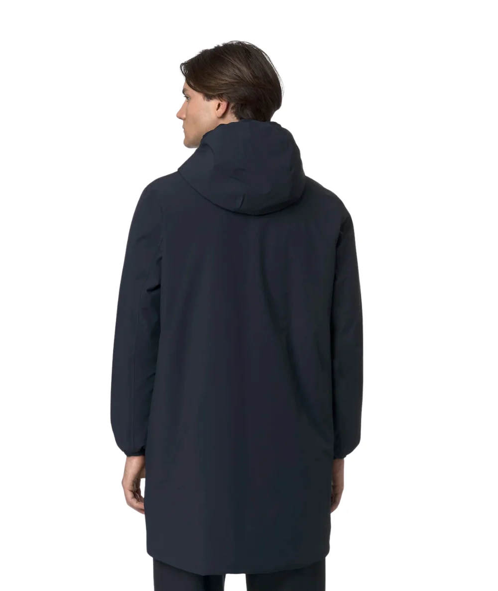 K-Way Giacca Reversibile Jacob St Warm Double K6128WW Blu Scuro Beige - immagine 6