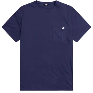 K-Way T-shirt Sigur con Taschino K31368W Blu Royal