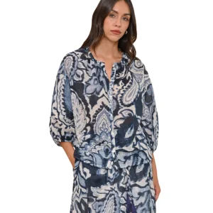 KAOS JEANS Camicia RPJLE059 Blu