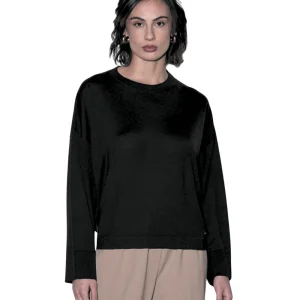 Kaos Fashion Maglia in Lana Merinos RI1NT026 Nero