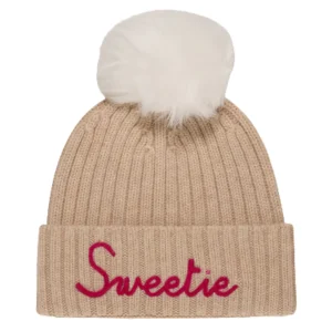 MC2 Saint Barth Berretto con Pompon WENGEN JR F WENG007 Beige