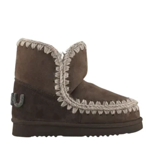 MOU Stivale Eskimo 18 Glitter Logo MU.FW101050A Marrone