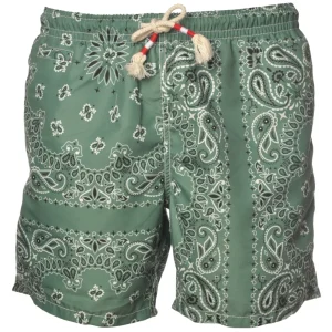 Mc2 Saint Barth Boxer Da Mare Bandanna Round 5201 Caprese Jr Verde