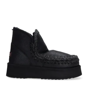 Mou Stivali Mini Eskimo Platform MU.FW681000B Nero Laminato