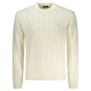 North Sails Maglione Girocollo a Trecce 699145.000 Bianco