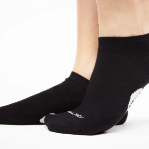 PEDULA’ CALZA FANTASMINO IN COTONE NIGRA