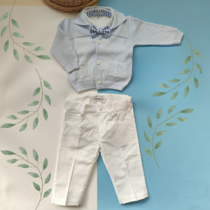 Completo Cerimonia cielo/bianco🌊