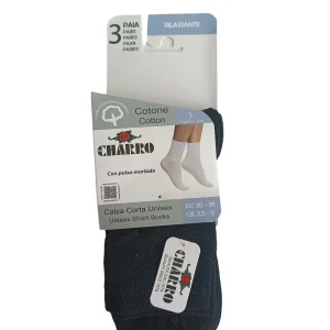 RILASSANTE CALZA CORTA UOMO 3PACK CHARRO