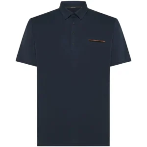 RRD Polo Oxford Pocket 25213 Blu Oltremare