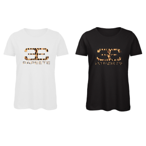 T-Shirt Donna Logo Leopardato