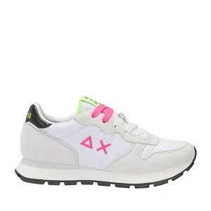 Sun68 Sneakers Ally Solid Nylon Z35201 Bianco e Fuxia