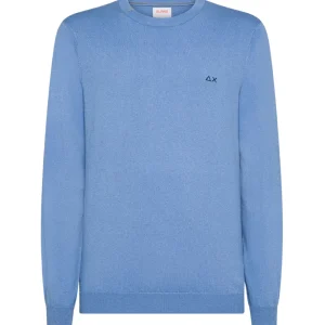 Sun68 Maglione Girocollo K45101 Azzurro Avio