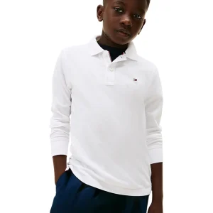 Tommy Hilfiger Polo Maniche Lunghe KB0KB09664 Bianco
