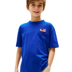 Tommy Hilfiger T-shirt con Bandierina TH KB0KB09531 Blu