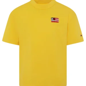Tommy Hilfiger T-shirt con Bandierina TH KB0KB09531 Giallo