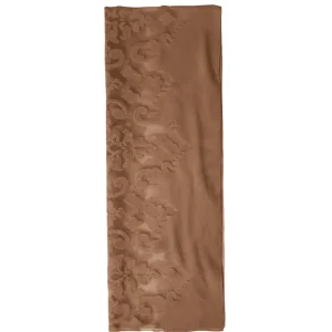 Twinset Stola con Motivo Floreale e Trasparenze 261TA4320 Marrone