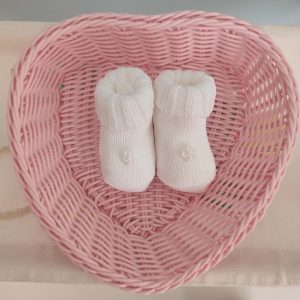 Scarpette baby flowers