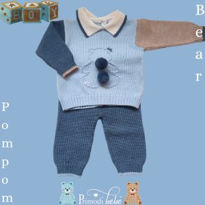 Completino pom pom bear 🧸🧶