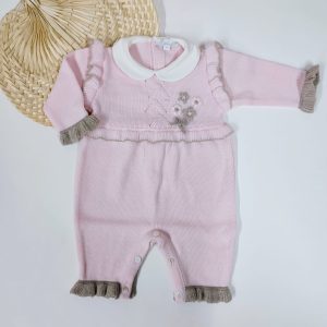 Tutina lana margherite ricamate 🌼