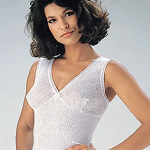 127 CAMICIOLA SPALLA LARGA COTONE DONNA HENRI