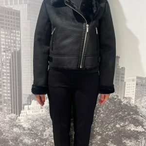 Giubbotto Ecomontone con Pelliccia