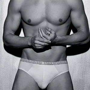 ES1001 SLIP COVERI IN COTONE BIELASTICO UOMO