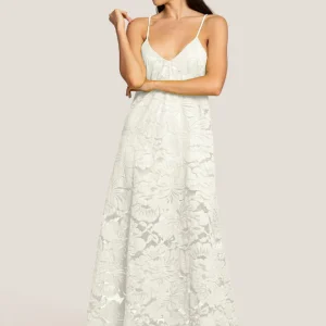 Abito LUNGO CON INCROCIO SCHIENA BLOSSOM LACE