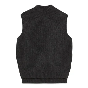 Maglia Sleeveless Rib WOMAN Wool