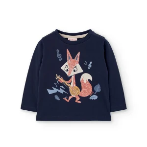 Maglietta blu jersey basic  - BCI