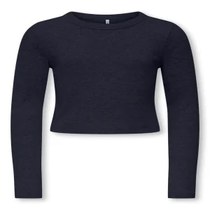 Maglietta blu Cropped - Only Kids