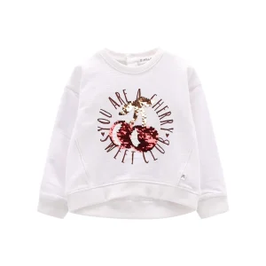 MAGLIA M/L.FELPA MALFILE BAMBINA