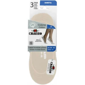 SANETTA CON SILICONE ANTISCIVOLO 3PACK CHARRO