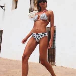 Santorini monokini slip costume mare donna