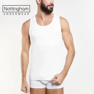 NOTTINGHAM - Canotta uomo spalla larga in cotone - 3 Pezzi - SWING